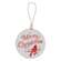 Winter Word Snowman Round Beaded Ornament, 3 Asstd. 37962;