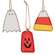 Halloween Friends Ornaments, 3/Set38017;