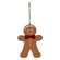 Wooden Bow Tie Gingerbread Ornament 38091;