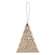 Glittered Merry Snowflake Christmas Tree Ornament 38111;