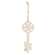 Glittered "Believe" Santa's Key Ornament 38112;