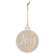 Glittered Woden Joy/Snow Bulb Ornament, 2 Asstd. 38115;