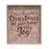 True Meaning of Christmas Snowflakes Frame 38125;