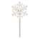 Glittered Layered Wooden Snowflake Planter Stake, 11" 38156;