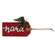 38171A Layered Red Wood Name Gift Tags, 5/Set;
