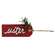 38171A Layered Red Wood Name Gift Tags, 5/Set;