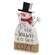 38172 Tis the Season to Get Cozy Wooden Snowman Sitter;