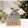 38173 Our Hearts Are Filled With Love Wooden Angel Sitter;