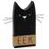 Boo Bat, Eek Cat Wooden Sitter, 2 Asstd.