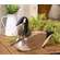 38198 Distressed Primitive Wooden Canada Goose;
