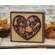 Thankful Fall Layered Heart & Burlap Box Sign