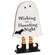 Wishing You a Haunting Night Wooden Ghost on Base - 10.5"H