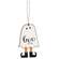 Boo to You Wooden Ghost or Jack Ornament - 2 Asstd.