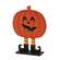Wooden Smiling Jack O Lantern In Boots on Base - 7.25"H
