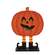 Wooden Smiling Jack O Lantern In Boots on Base - 7.25"H