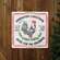 Farmhouse Christmas Rooster Distressed Metal Sign