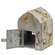 Distressed Rusty Metal Tealight Barn