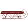 Red Metal Sled, Large