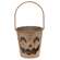 Distressed Metal Jack O Lantern Luminary Bucket - 3 Asstd.