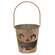 Distressed Metal Jack O Lantern Luminary Bucket - 3 Asstd.