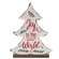 Joy to the World Distressed Metal Christmas Tree on Base 91168;