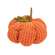 Stuffed Waffle Weave Orange Pumpkin w/Stick Stem, Small CS38992;