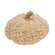 Ivory Sherpa Pumpkin w/Jute Stem, Small CS38995;