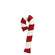 Stuffed Felt Candy Cane Hanger