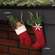 Hanging Winter Greens Snowflake Stocking