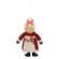 Stuffed Felt Mrs. Claus Ornament