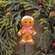Stuffed Felt Gingham Bow Tie Gingerbread Boy Ornament