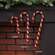 Red & Natural Jute Candy Cane, Large