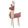 Stuffed Standing Candy Cane Woodland Reindeer with Scarf