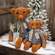 Ted E Bear Doll with Crow