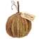 Harvest Chenille Happy Fall Pumpkin - 7.5" dia