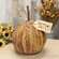 Harvest Chenille Happy Fall Pumpkin - 7.5" dia