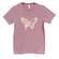Butterfly Floral T-Shirt, Heather Orchid L159XXL;