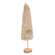 Furry Ivory Sparkle Christmas Tree, 11"H QHT4014;