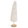 Furry White Sparkle Christmas Tree, 12"H QHT4015;