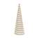 Diamond Wrapped Ivory Jute Cone Tree, 14" SR2319569;