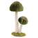 Woodland Green Mushrooms Sitter, Large SYAX4001;