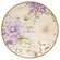 Vintage Floral Ceramic Trinket Tray - 4" dia - 3 Asstd.
