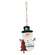 Welcome, Hello, Snow Plaid Christmas Tree Snowman Ornament - 3 Asstd.