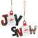 Joy Or Snow Plaid Snowball Ornament - 2 Asstd.