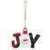 Joy Or Snow Plaid Snowball Ornament - 2 Asstd.