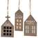 3 Set - Joyful, Merry, Home Primitive House Ornaments