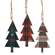 Hope, Love, Joy Plaid Christmas Tree Ornament - 3 Asstd.