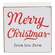 Merry Christmas From the Farm 2" Square Block - 4 Asstd.