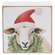 Merry Christmas From the Farm 2" Square Block - 4 Asstd.