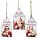 Vintage Santa Believe Wooden Tag - 3 Asstd.